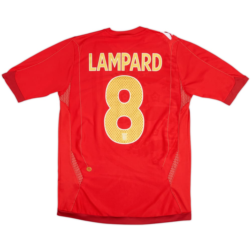 2006-08 Inglaterra Camiseta de visitante Lampard #8 - 5/10 - (S)