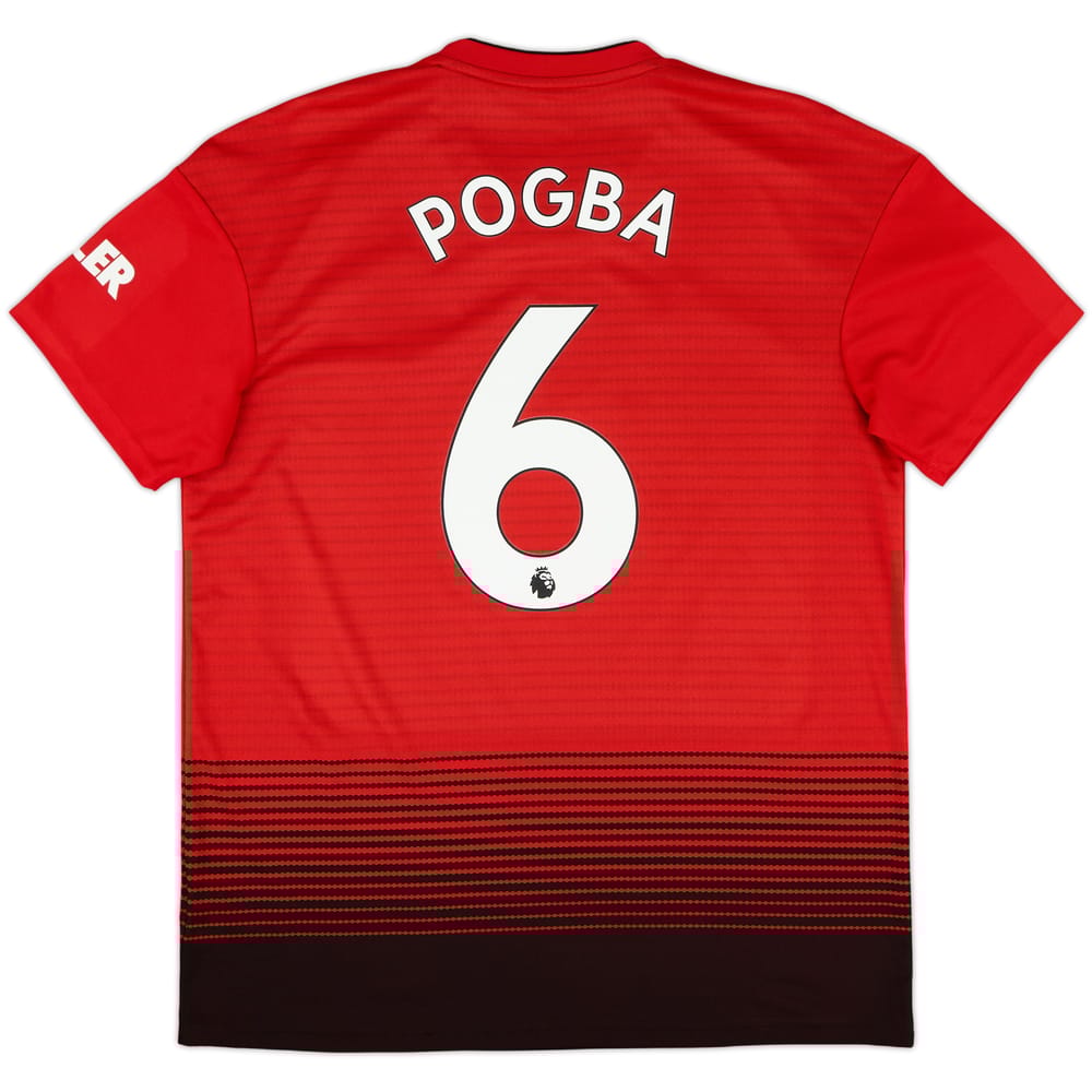 2018-19 Manchester United Home Shirt Pogba #6 - 8/10 - (L)
