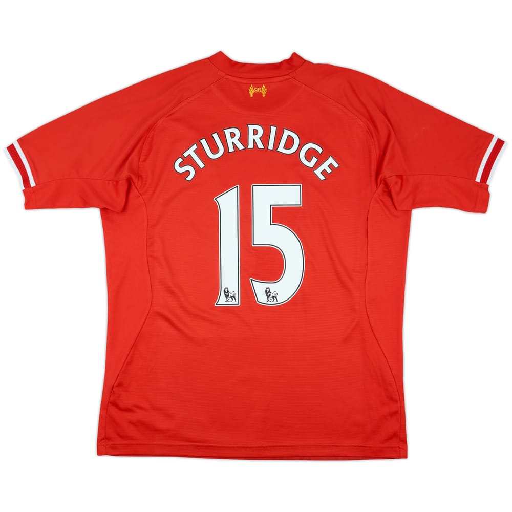 2013-14 Liverpool Home Shirt Sturridge #15 - 6/10 - (XL)