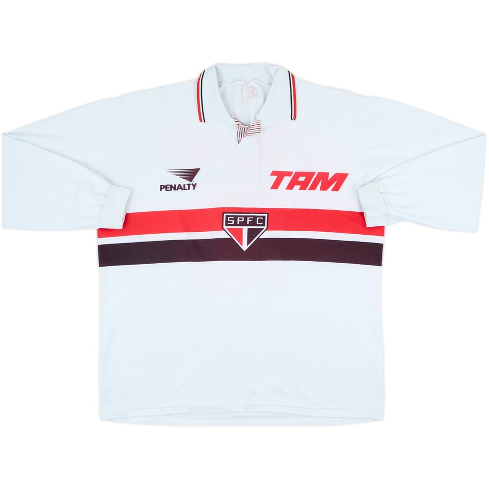 1994 Sao Paulo Home L/S Shirt #10 - 9/10 - (XL)