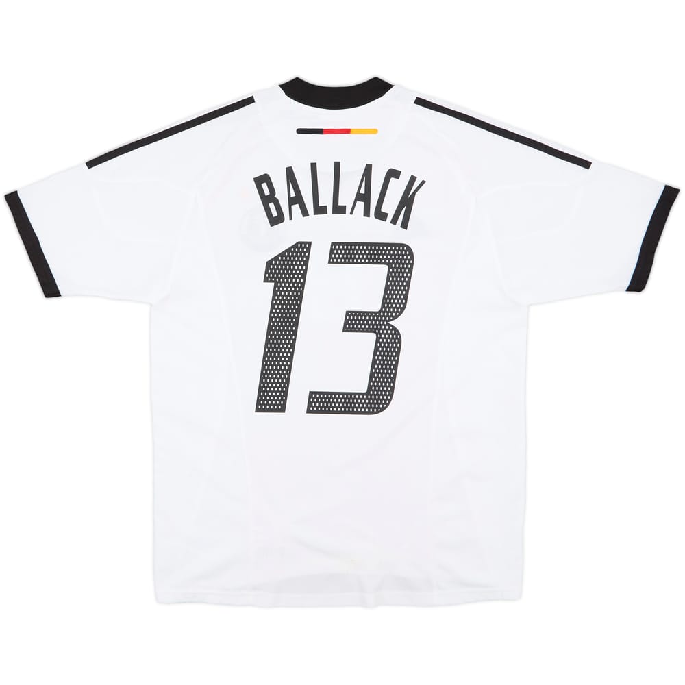 2002-04 Germany Home Shirt Ballack #13 - 8/10 - (M)