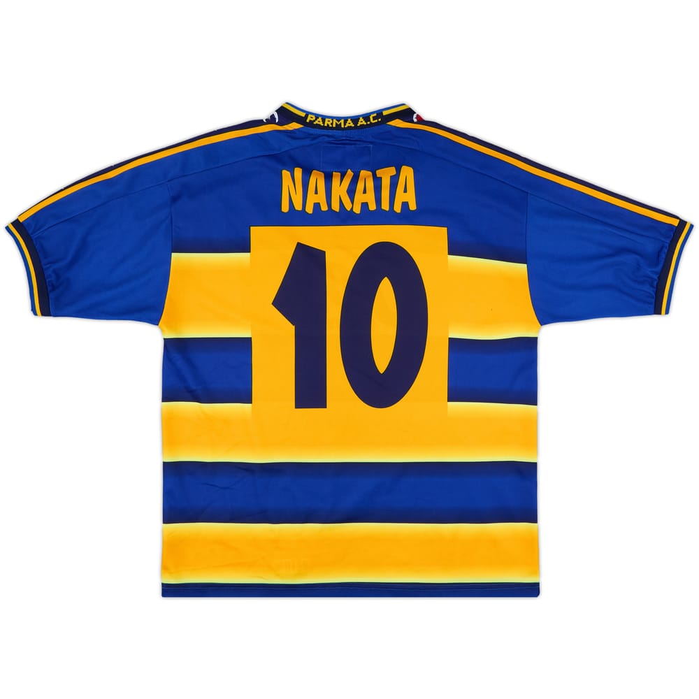 2001-02 Parma Home Shirt Nakata #10 - 8/10 - (S)