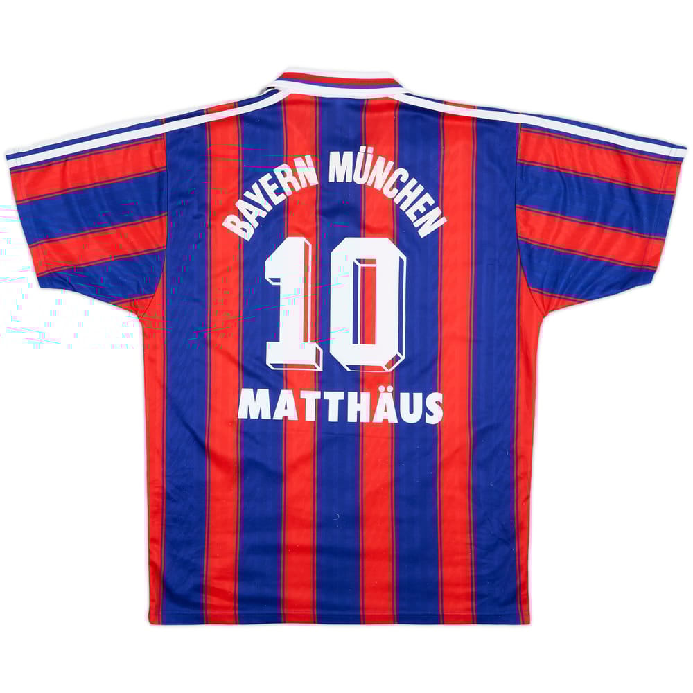 1995-97 Bayern Munich Home Shirt Matthaus #10 - 5/10 - (M)