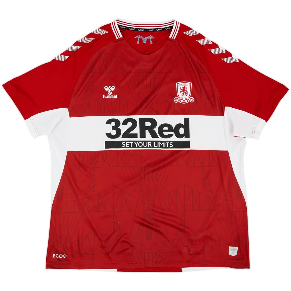 2020-21 Middlesbrough Home Shirt - 5/10 - (3XL)