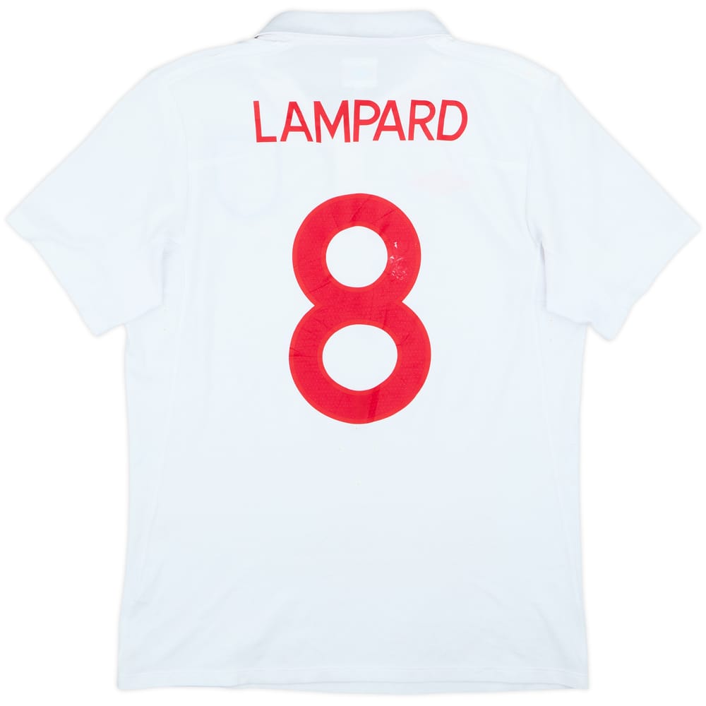2010-11 England 'South Africa' Home Shirt Lampard #8 - 5/10 - (M)