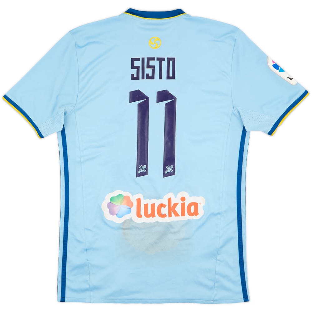 2016-17 Celta Vigo Home Shirt Sisto #11 - 4/10 - (S)