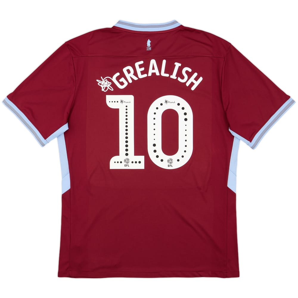 2018-19 Aston Villa Home Shirt Grealish #10 - 9/10 - (XL)