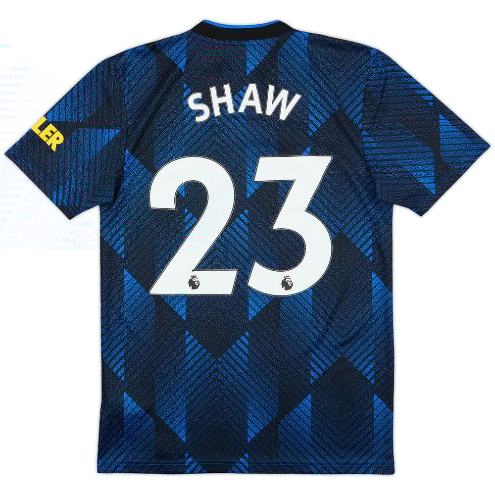 2021-22 Manchester United Third Shirt Shaw #23 - 6/10 - (S)