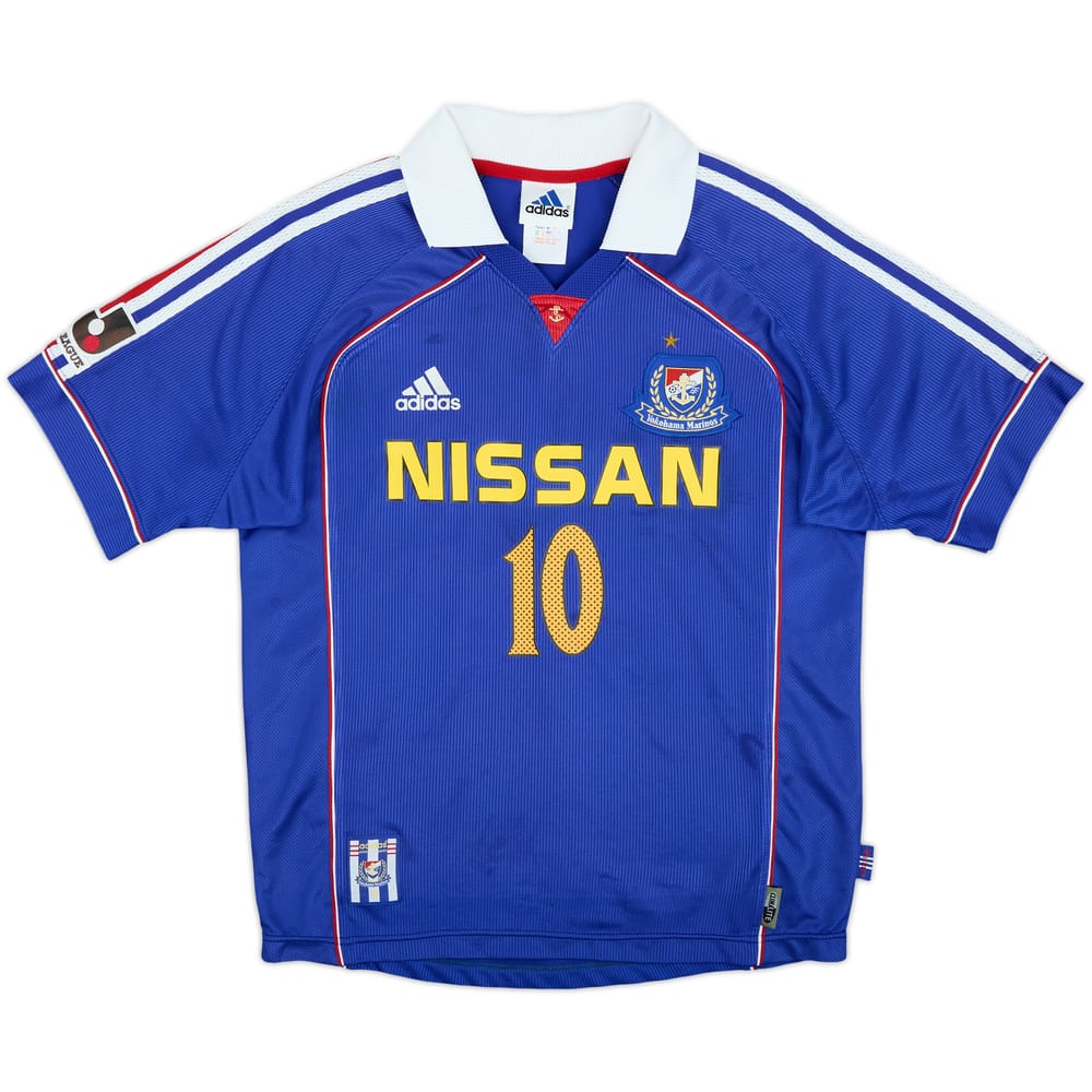 2000 Yokohama Marinos Home Shirt #10 (Nakamura) - 8/10 - (M)