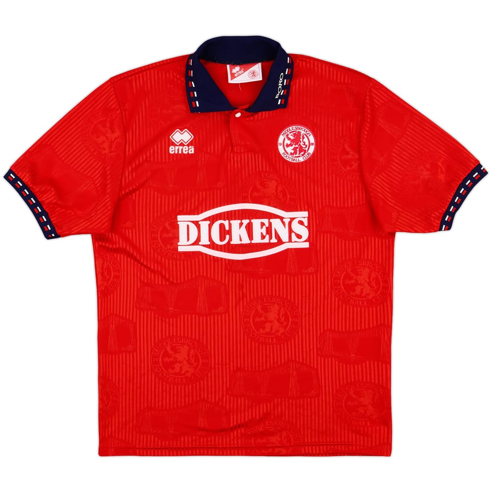 1994-95 Middlesbrough Home Shirt - 8/10 - (L)