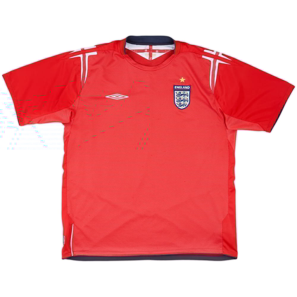 2004-06 England Away Shirt - 3/10 - (XL)