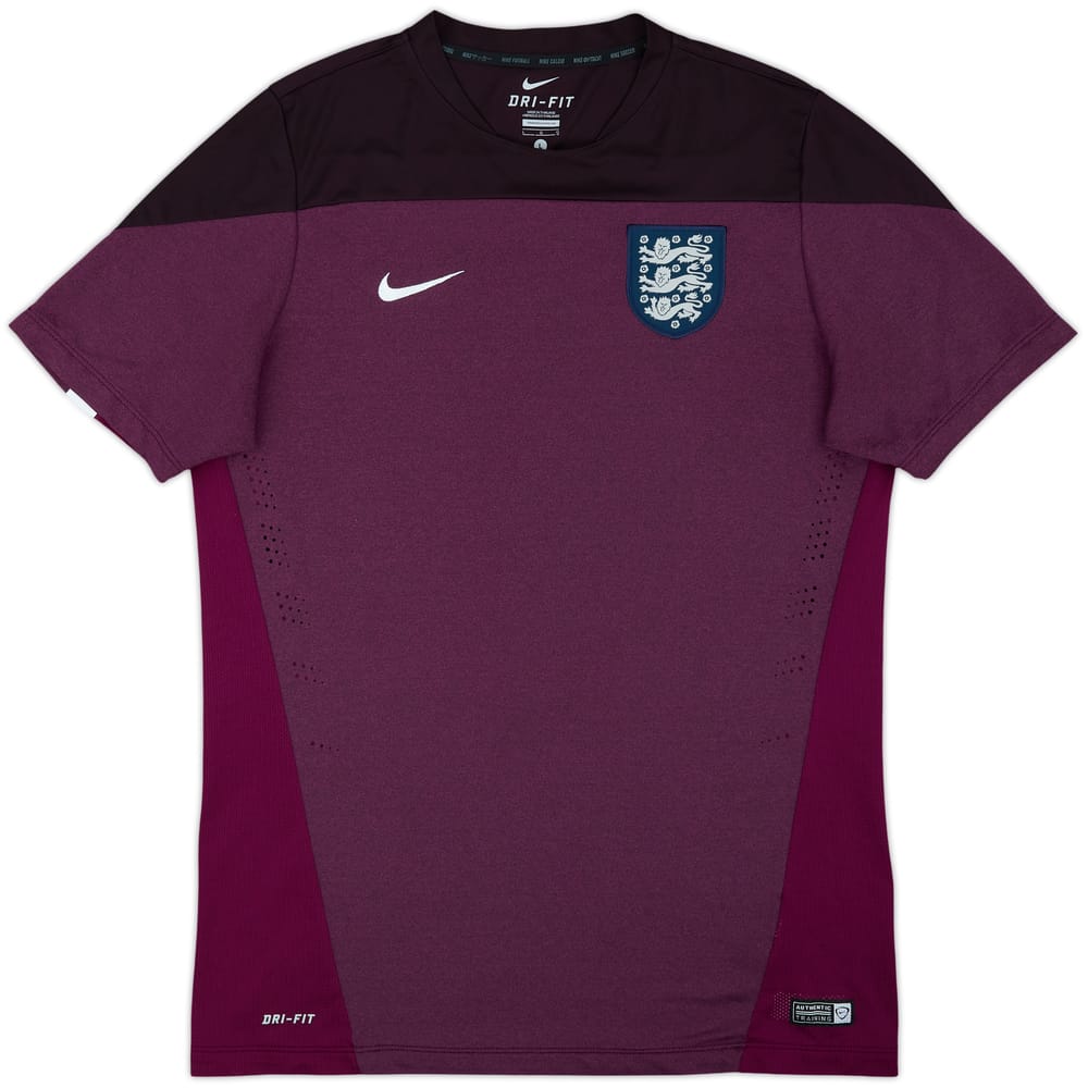 2014-15 England Player Issue Nike Training Shirt - 9/10 - (L)