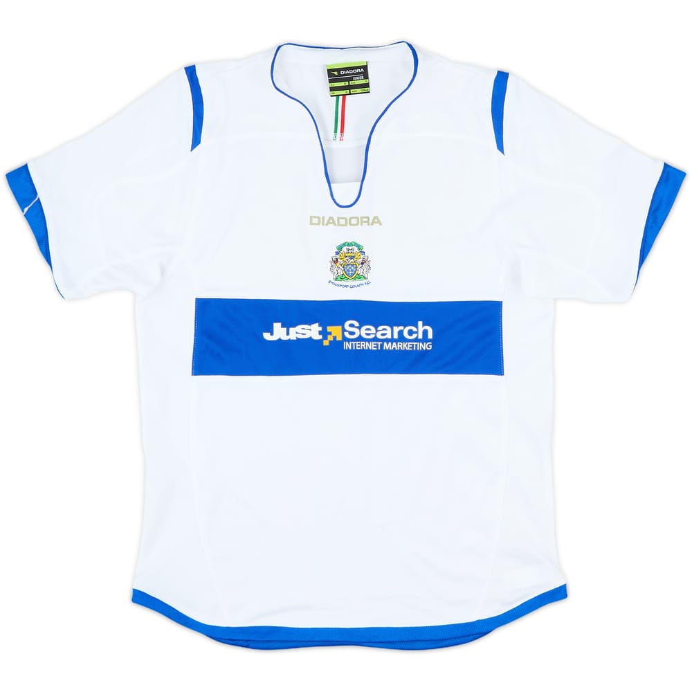2007-08 Stockport County Away Shirt - 8/10 - (XL.Boys)