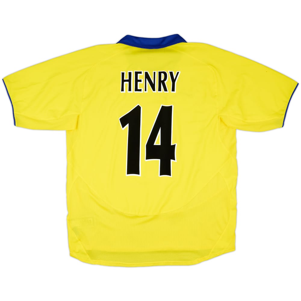 2003-05 Arsenal Away Shirt Henry #14 - 8/10 - (XL)