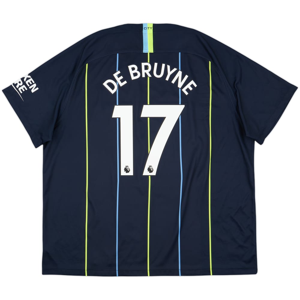 2018-19 Manchester City Away Shirt De Bruyne #17 - 10/10 - (3XL)
