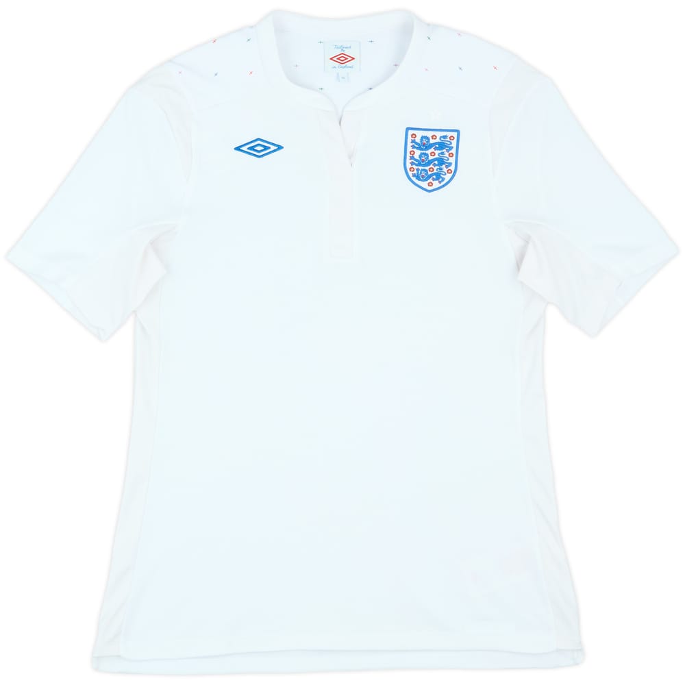 2010-11 England Home Shirt - 8/10 - (Women's M)