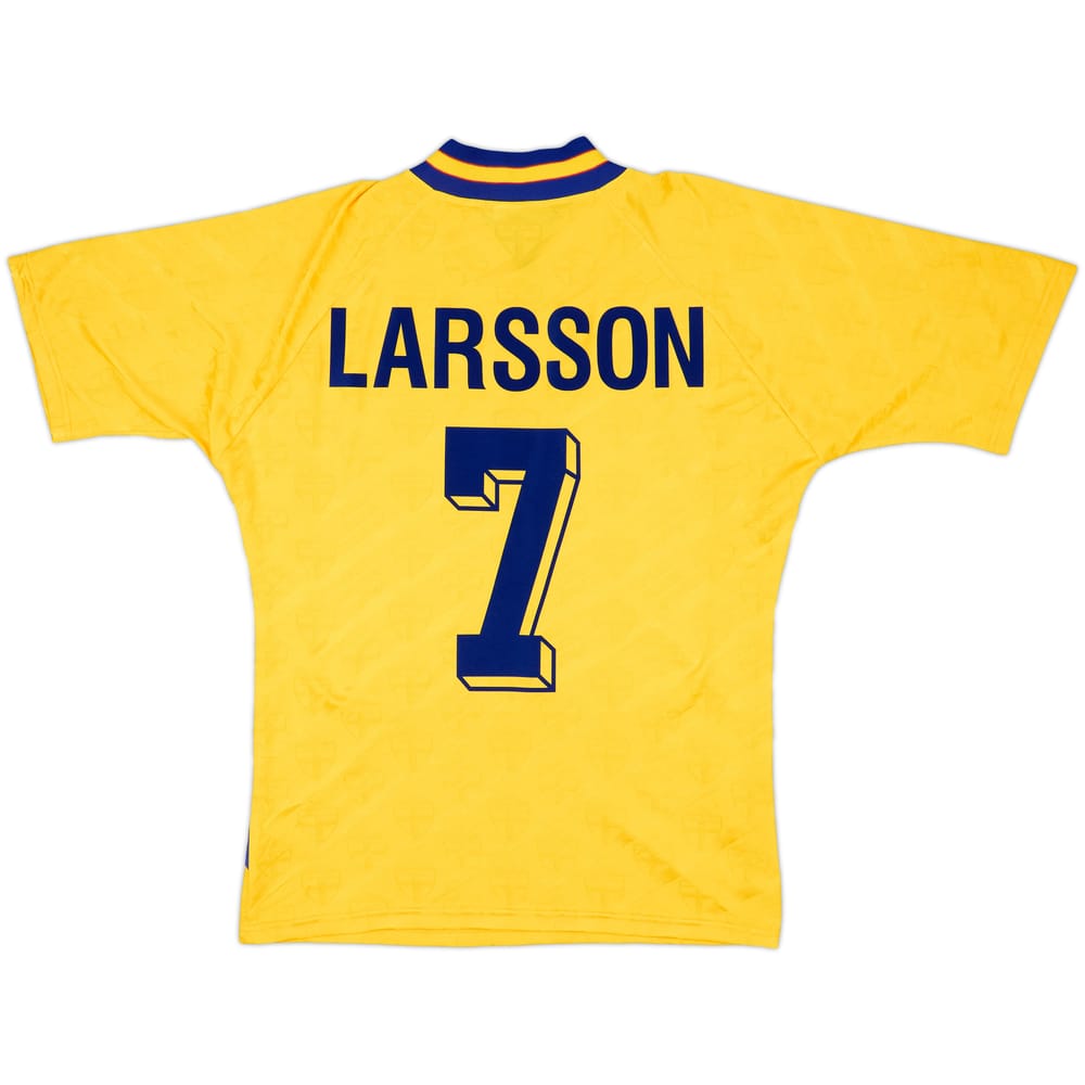 1994-96 Sweden Home Shirt Larsson #7 - 9/10 - (M)