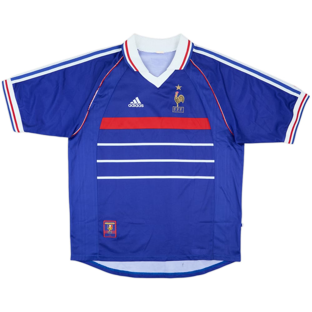 1998-00 France Home Shirt - 8/10 - (XL)