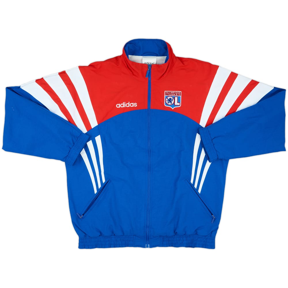 1996-97 Lyon adidas Track Jacket - 8/10 - (XL)
