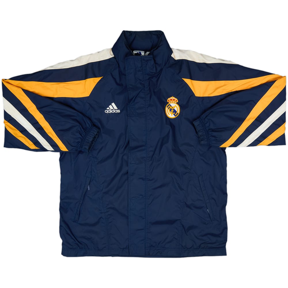 1998-99 Real Madrid adidas Hooded Rain Jacket - 7/10 - (M/L)