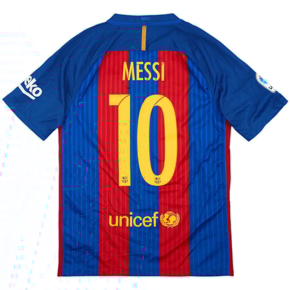 2016-17 Barcelona Home Shirt Messi #10 - 8/10 - (S)