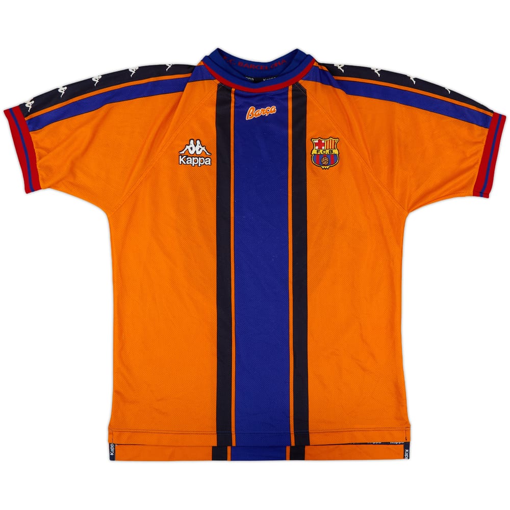 1997-98 Barcelona Away Shirt - 9/10 - (L)