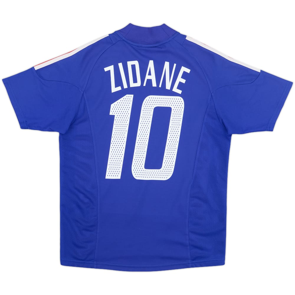 2002-04 France Home Shirt Zidane #10 - 8/10 - (S)
