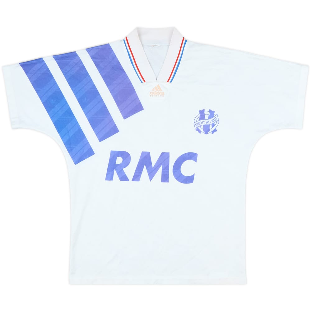 1992-93 Olympique Marseille 'Coupe de France' Home Shirt - 5/10 - (M)