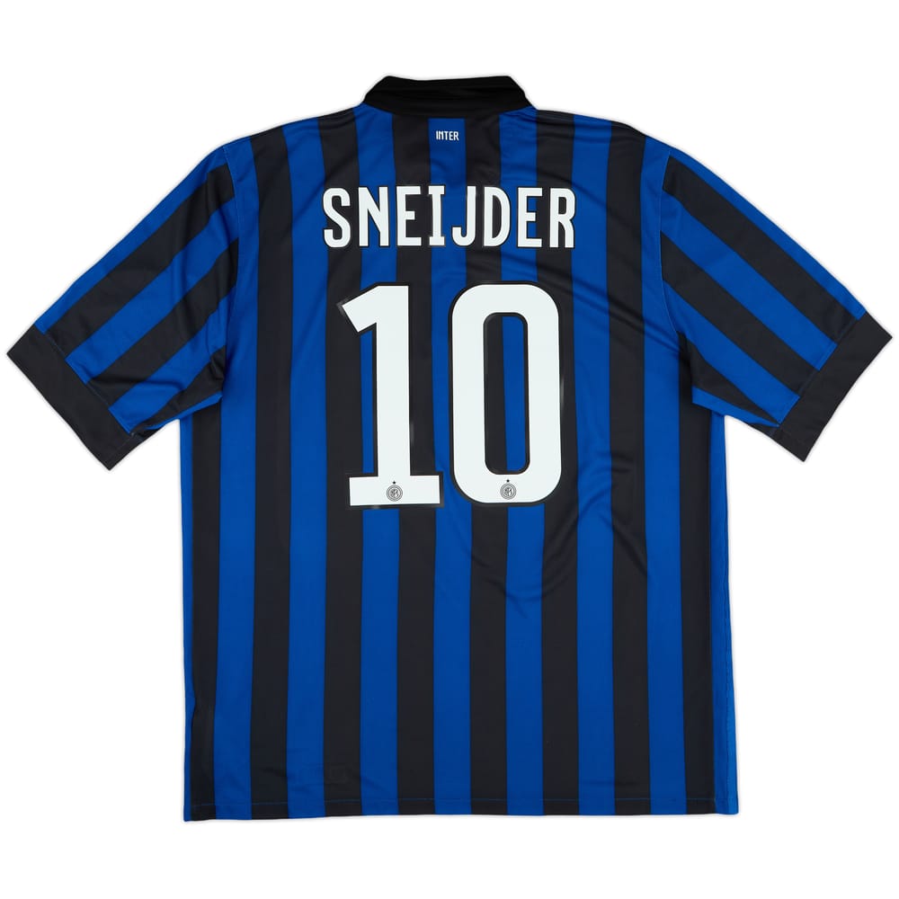 2011-12 Inter Milan Home Shirt Sneijder #10 - 8/10 - (XL)