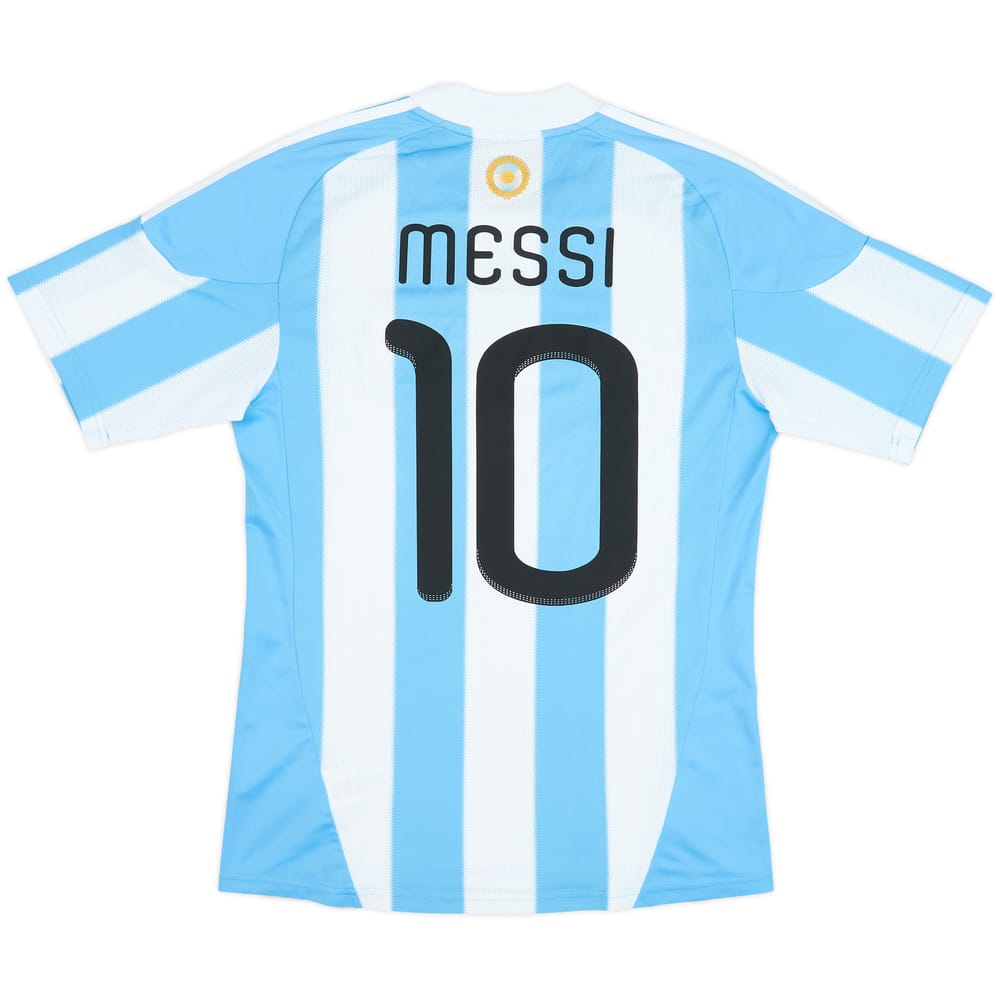 2010-11 Argentina Home Shirt Messi #10
