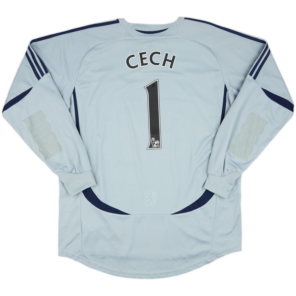 2006-08 Chelsea Player Issue GK Shirt Cech #1 - 6/10 - (L)