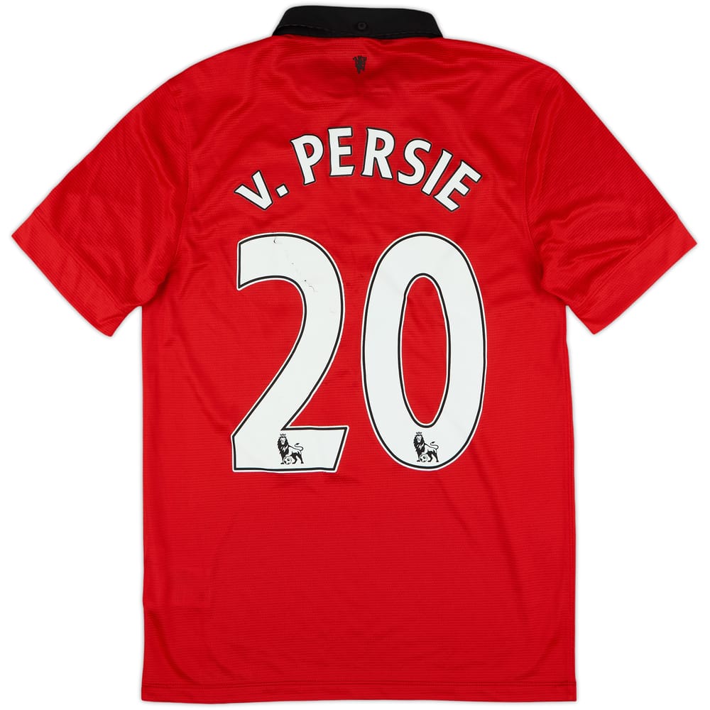 2013-14 Manchester United Home Shirt v.Persie #20 - 7/10 - (S)