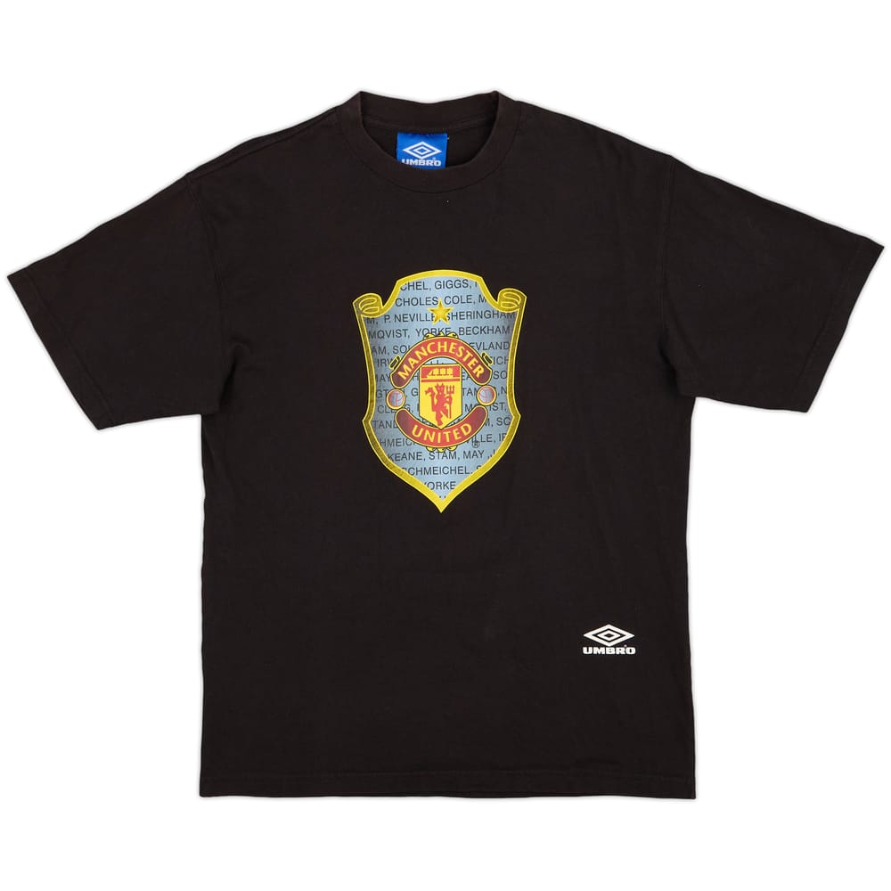 1999 Manchester United Umbro Cotton Tee - 9/10 - (L)