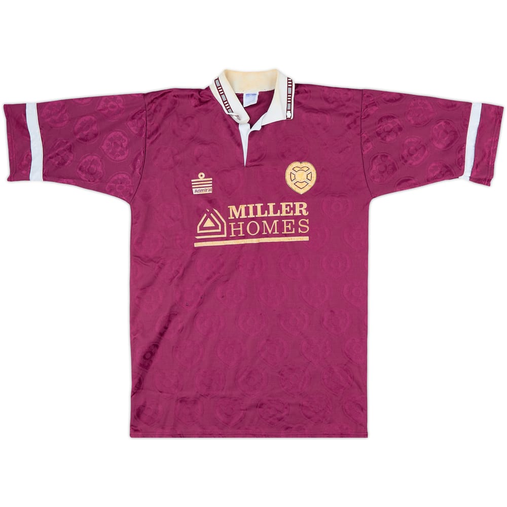 1991-92 Hearts Home Shirt - 4/10 - (M)