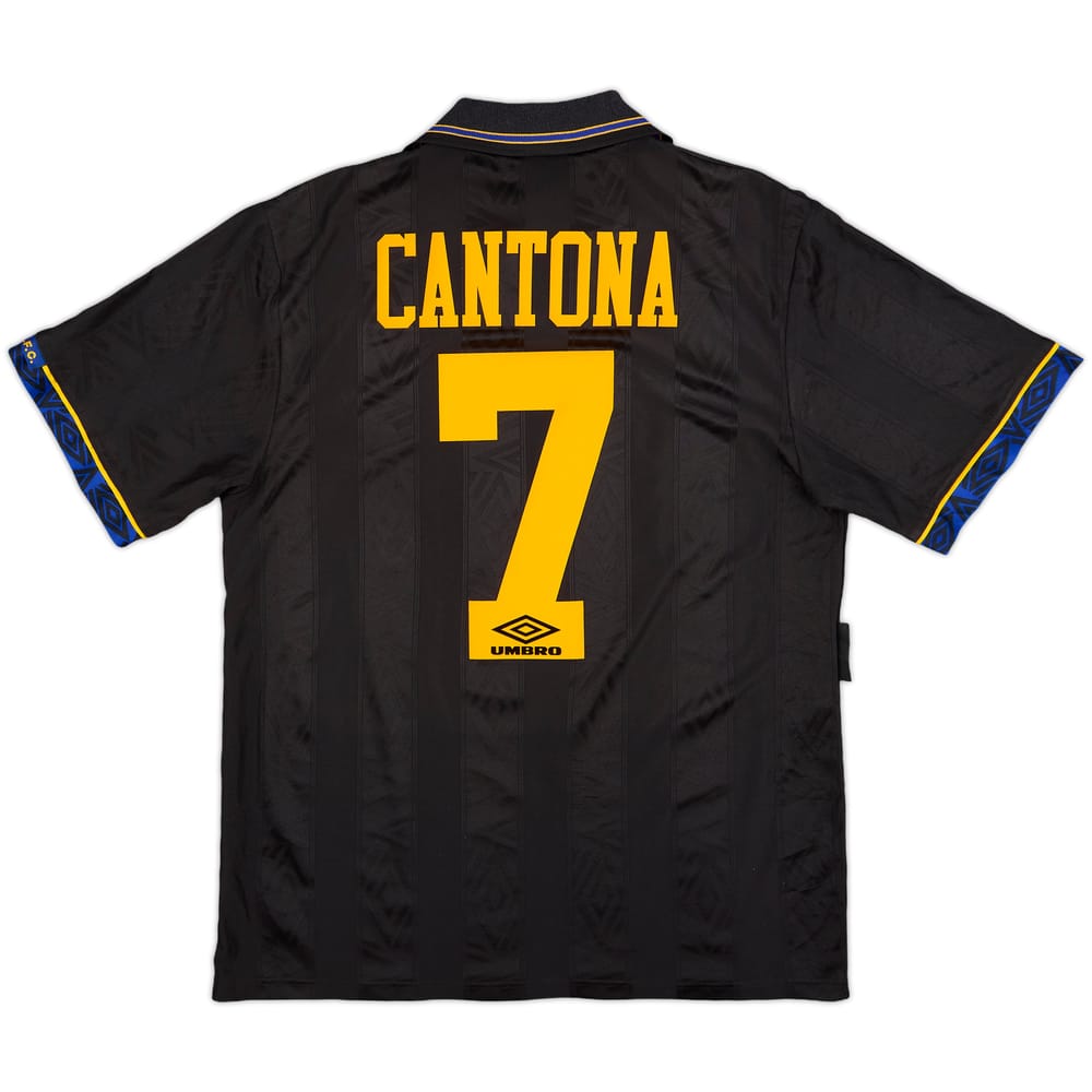 1993-95 Manchester United Away Shirt Cantona #7 - 8/10 - (M)