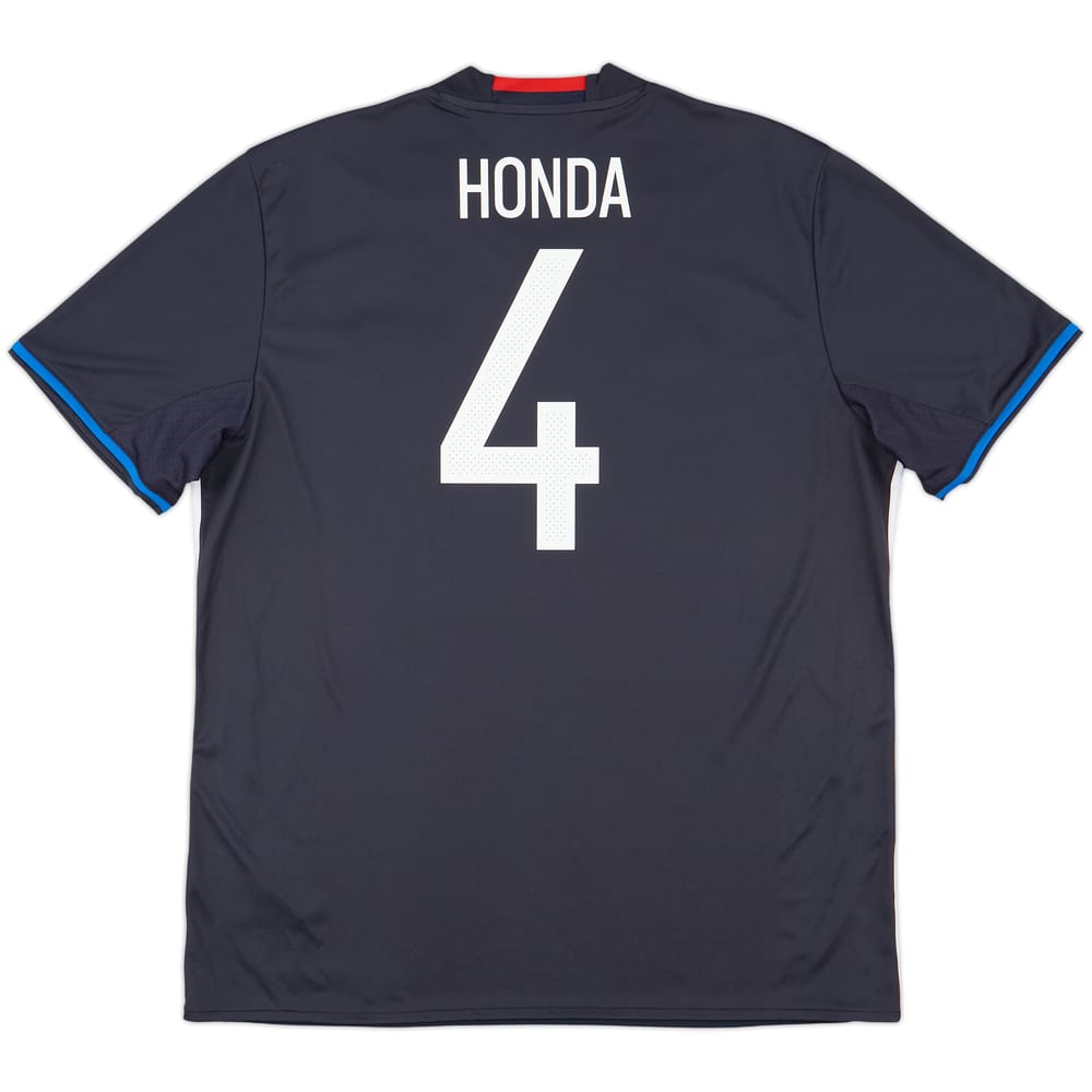 2016-17 Japan Home Shirt Honda #4 - 9/10 - (XL)