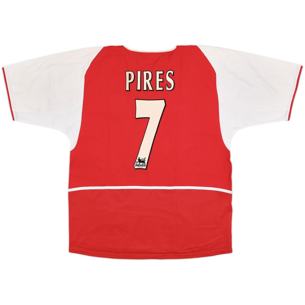 2002-04 Arsenal Home Shirt Pires #7 - 8/10 - (L)