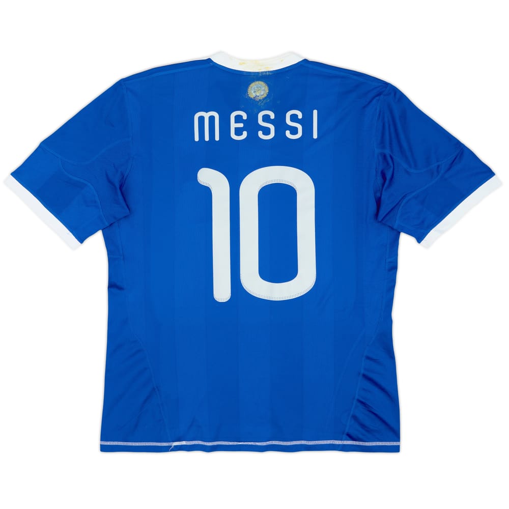 2010-11 Argentina Away Shirt Messi #10 - 7/10 - (L)