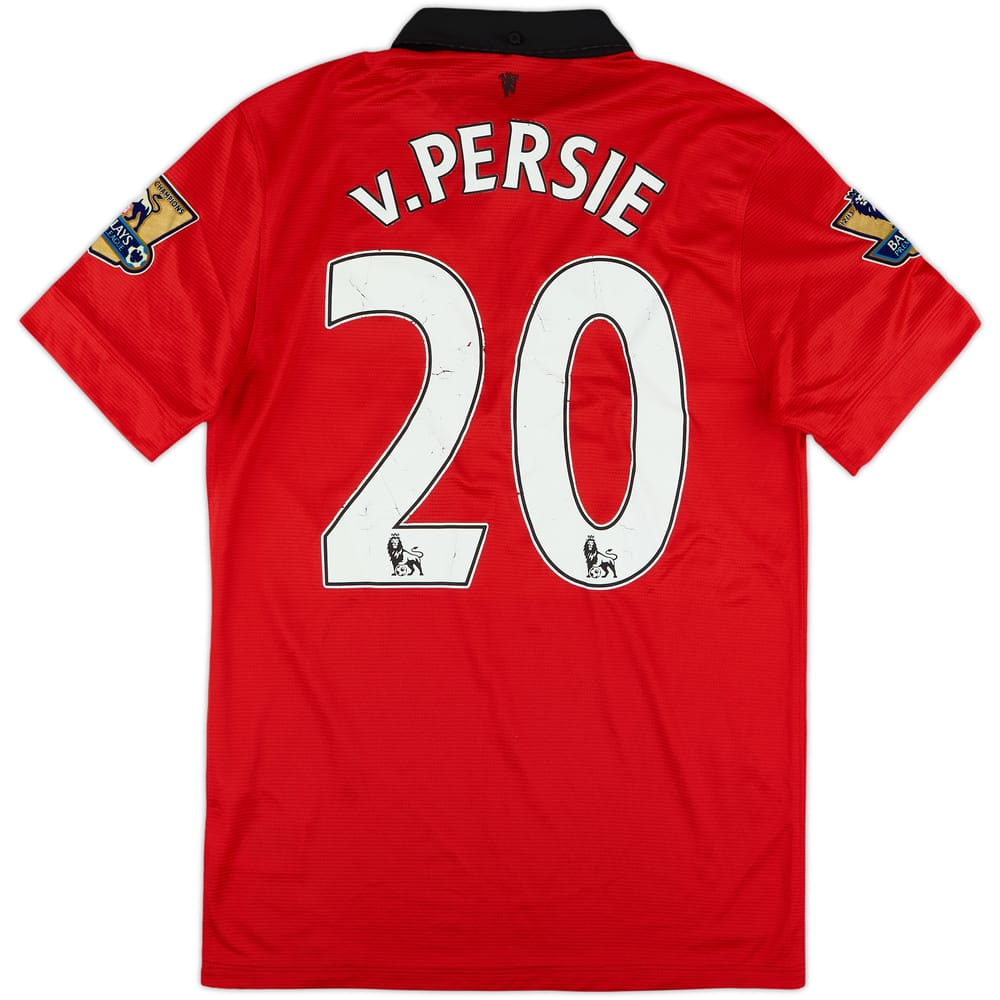 2013-14 Manchester United Home Shirt v.Persie #20 - 6/10 - (S)