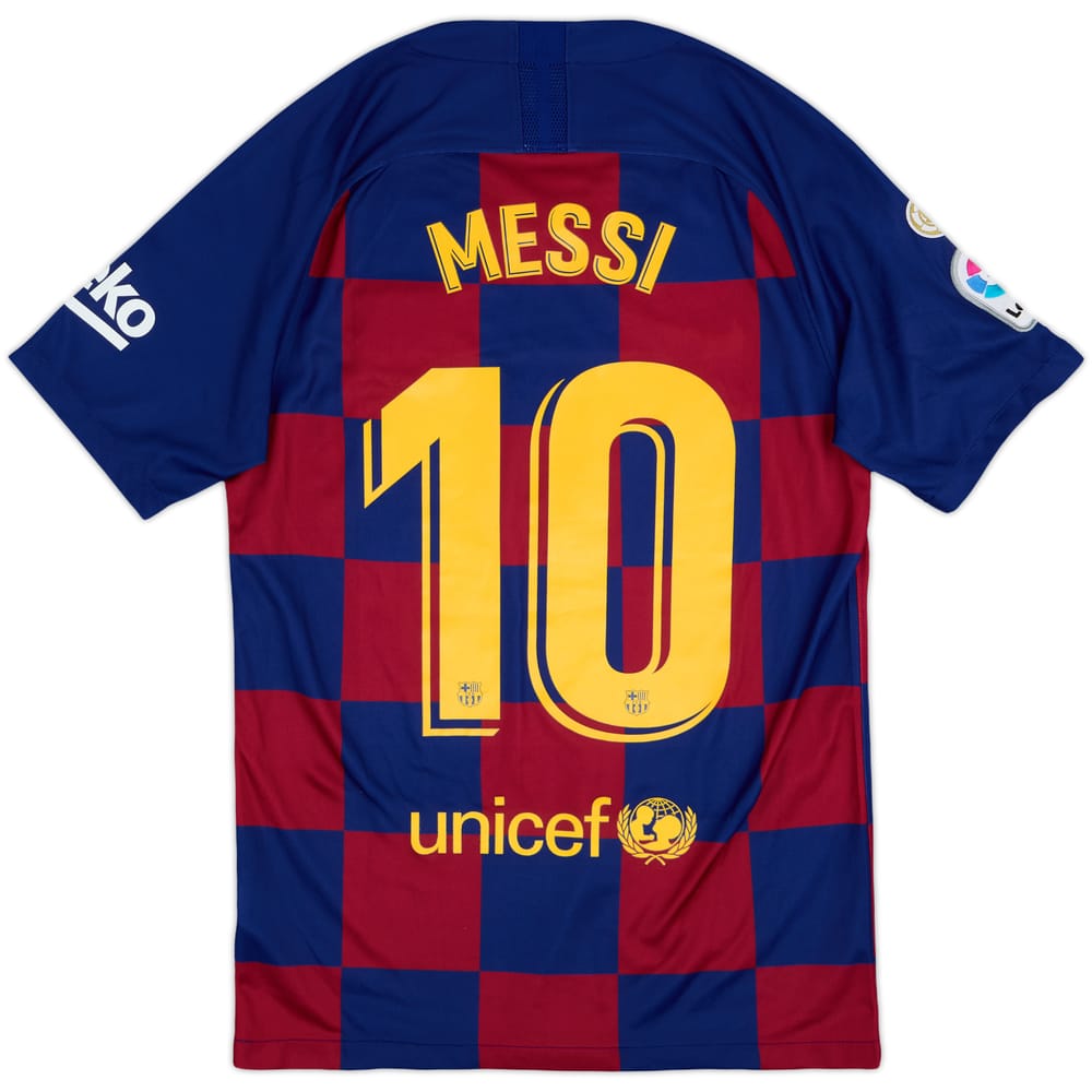 2019-20 Barcelona Home Shirt Messi #10 - 8/10 - (S)