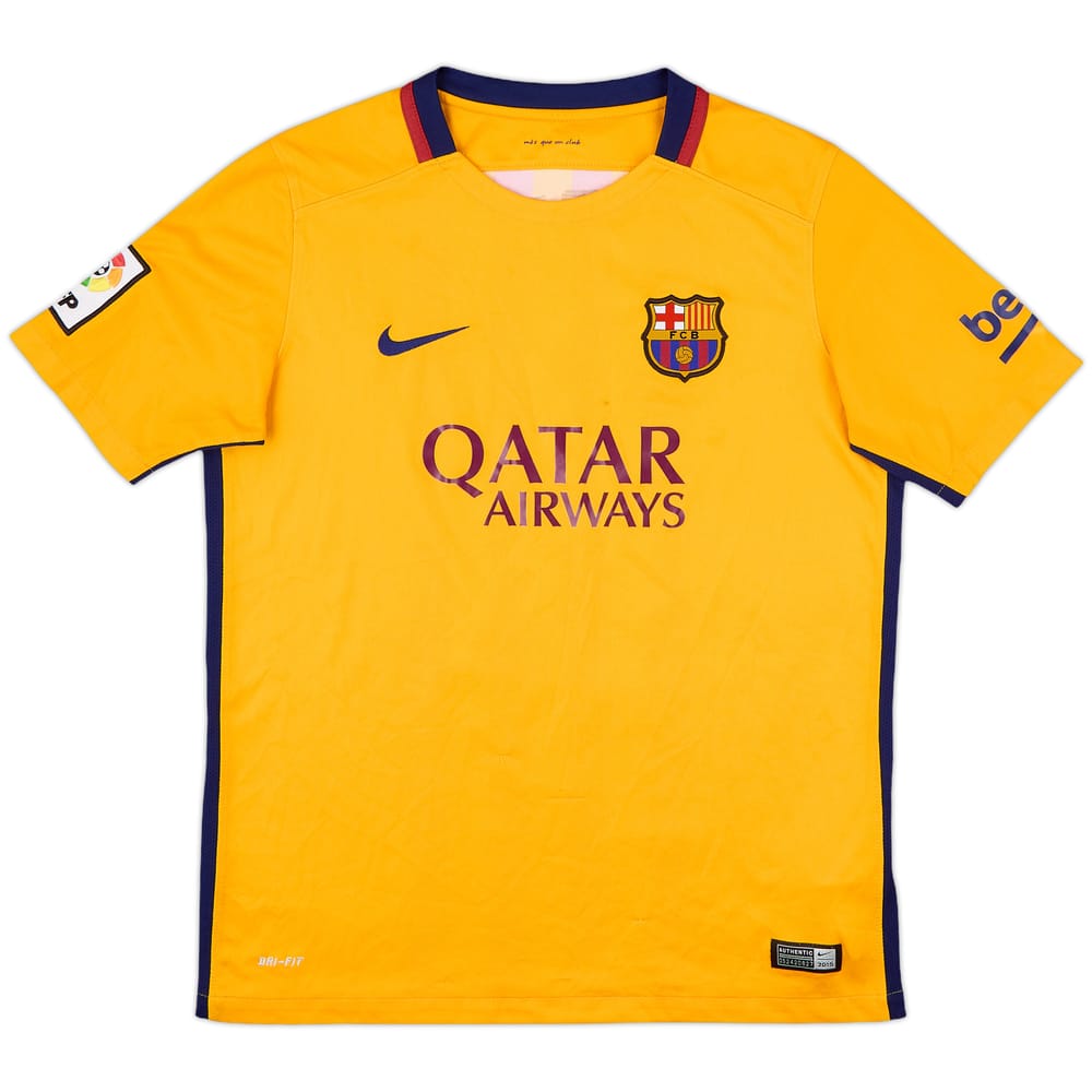 2015-16 Barcelona Away Shirt - 8/10 - (XL.Boys)