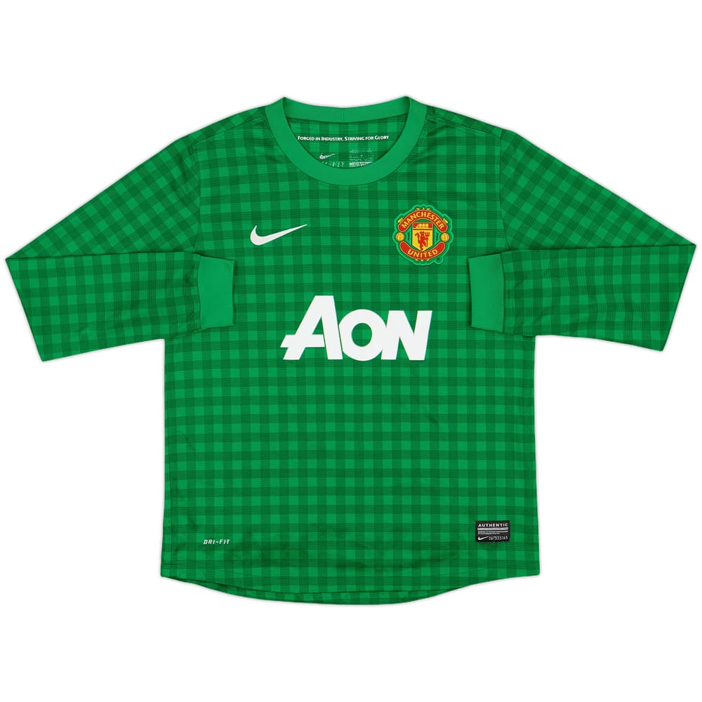 2012-13 Manchester United GK Shirt #1 - 8/10 - (M.Boys)