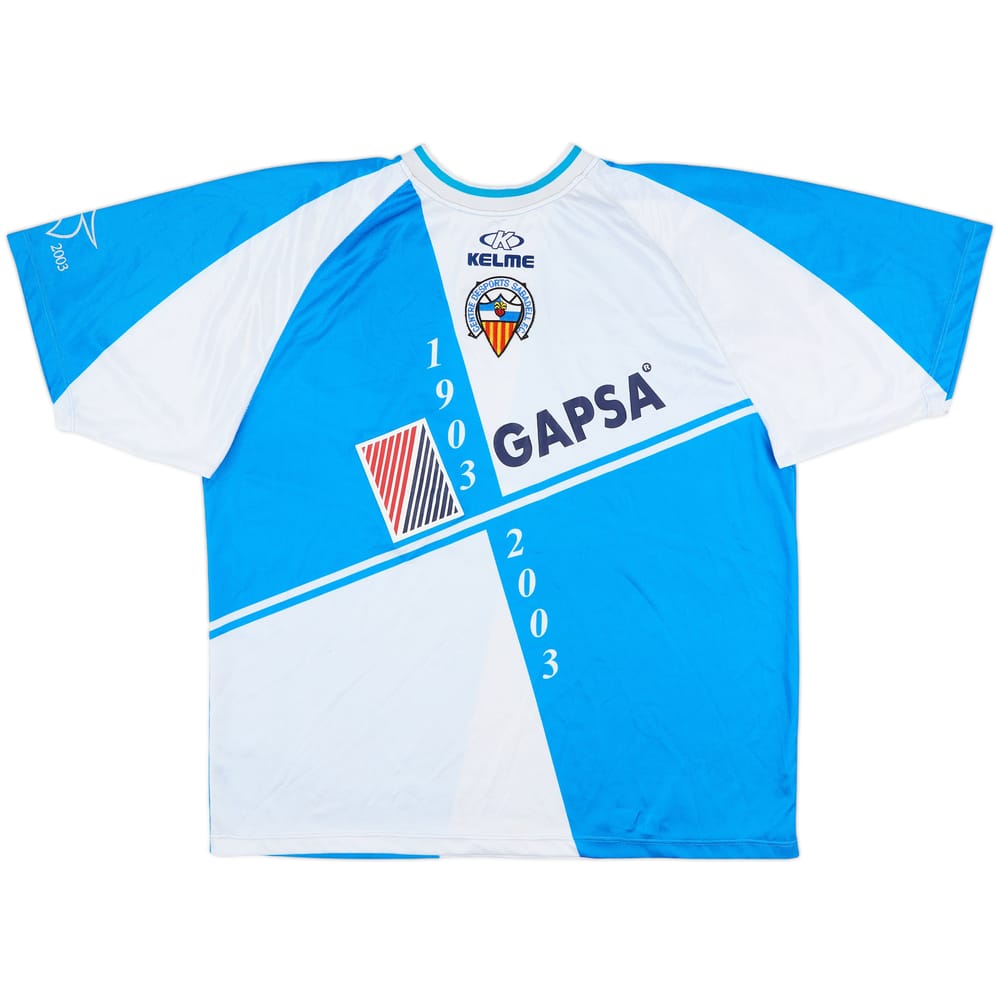 2002-03 Sabadell Centenary Home Shirt - 9/10 - (XL)