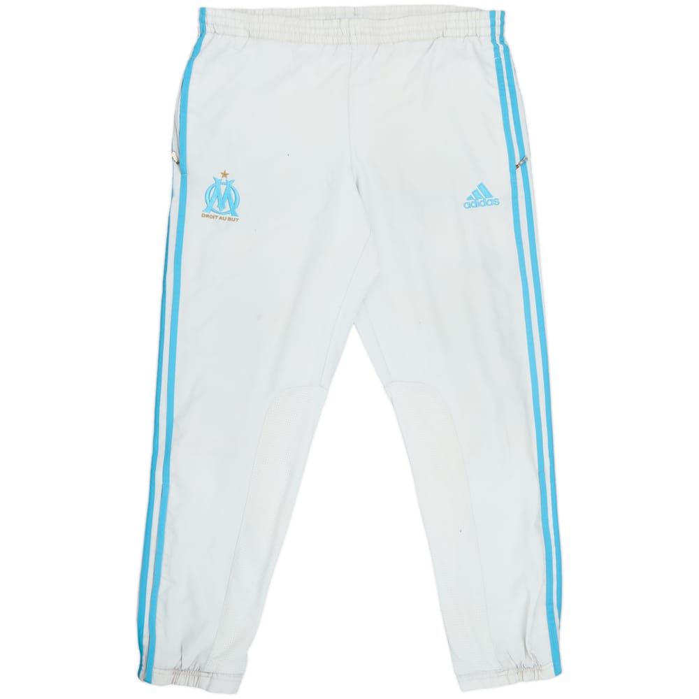 2008-09 Olympique Marseille adidas Track Pants/Bottoms - 5/10 - (M)