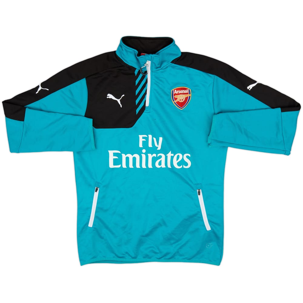 2015-16 Arsenal Puma 1/4 Zip Drill Top - 5/10 - (S)