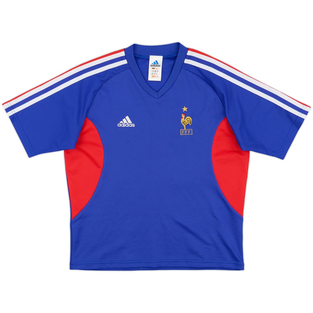 2002-04 France Home Shirt - 8/10 - (L.Boys)