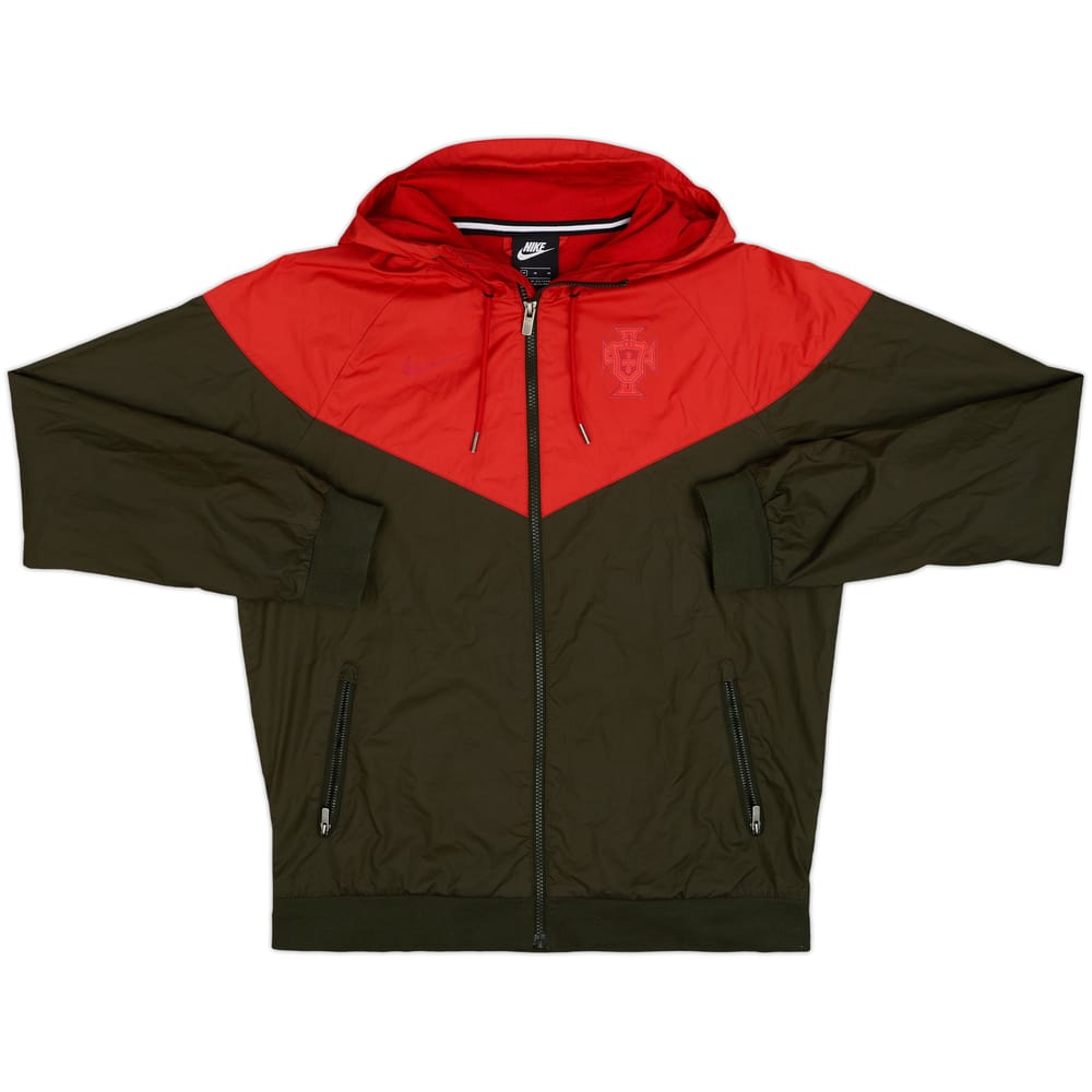 2020-21 Portugal Nike Hooded Track Jacket - 8/10 - (M)