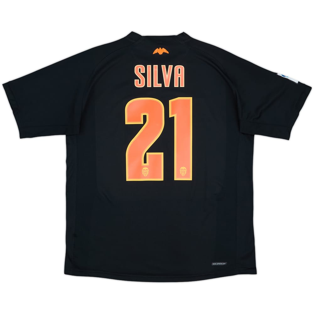 2006-07 Valencia Away Shirt Silva #21 - 8/10 - (M)