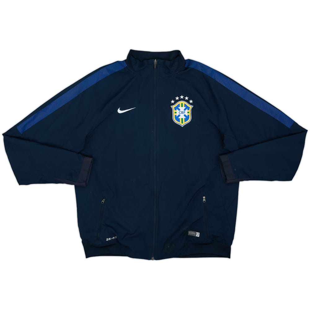 2014-15 Brazil Nike Track Jacket - 8/10 - (L)