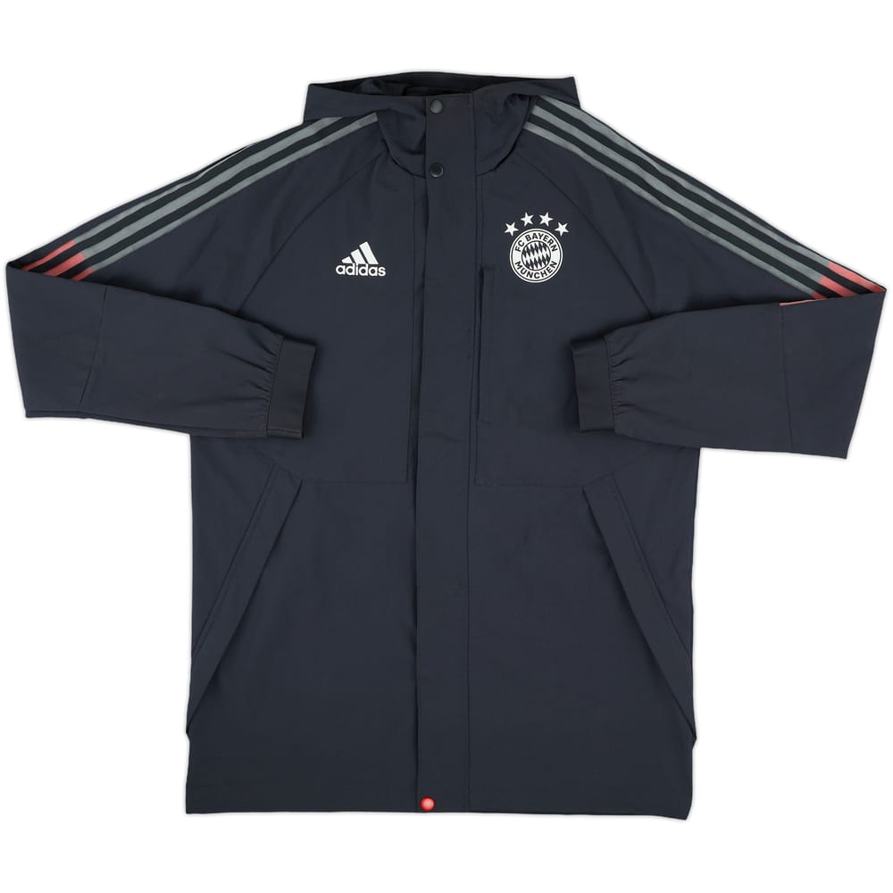 2020-21 Bayern Munich adidas Hooded Rain Jacket - 9/10 - (M)